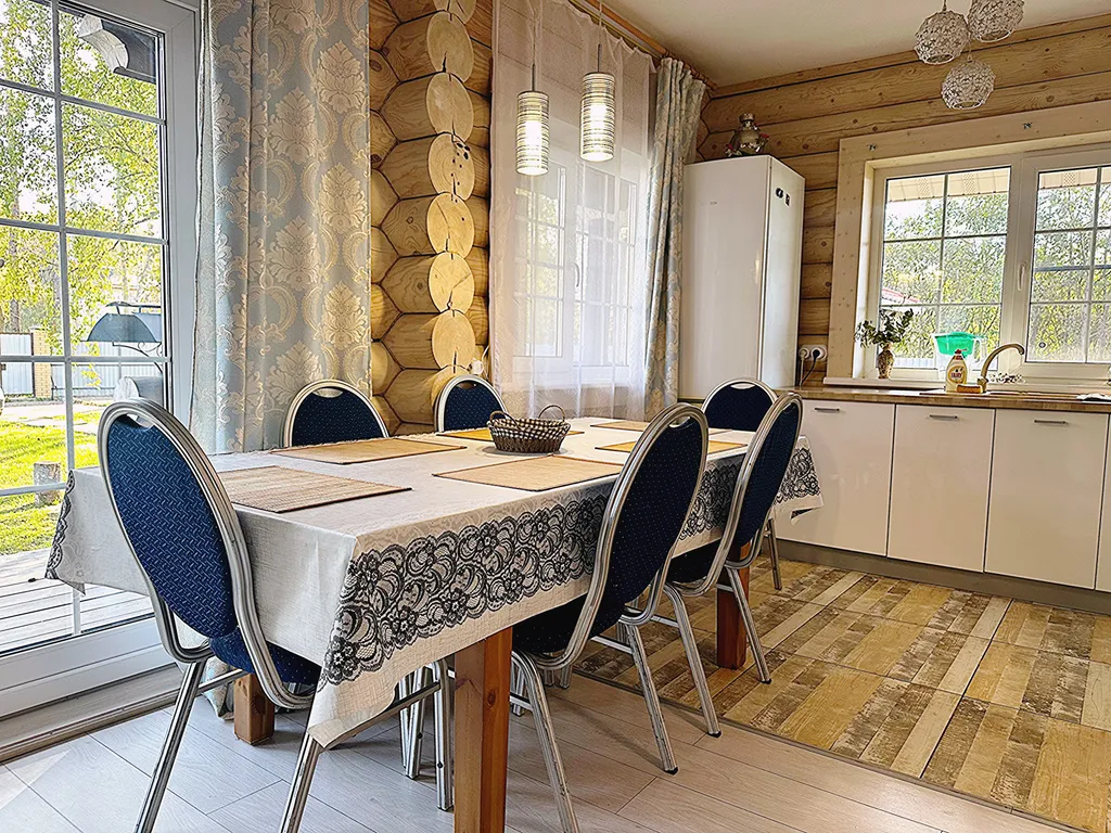 Коттедж Теремок с сибирским банным чаном на новой Риге — Истра