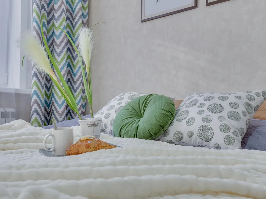 По-домашнему уютная двухместная студия на Толе би — Весновка