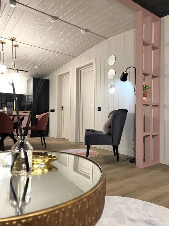 Шале с баней и сибирским чаном с подсветкой 3.0