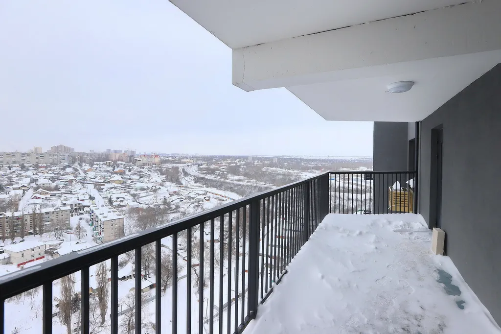 Квартира на 23-м этаже с парящей кроватью