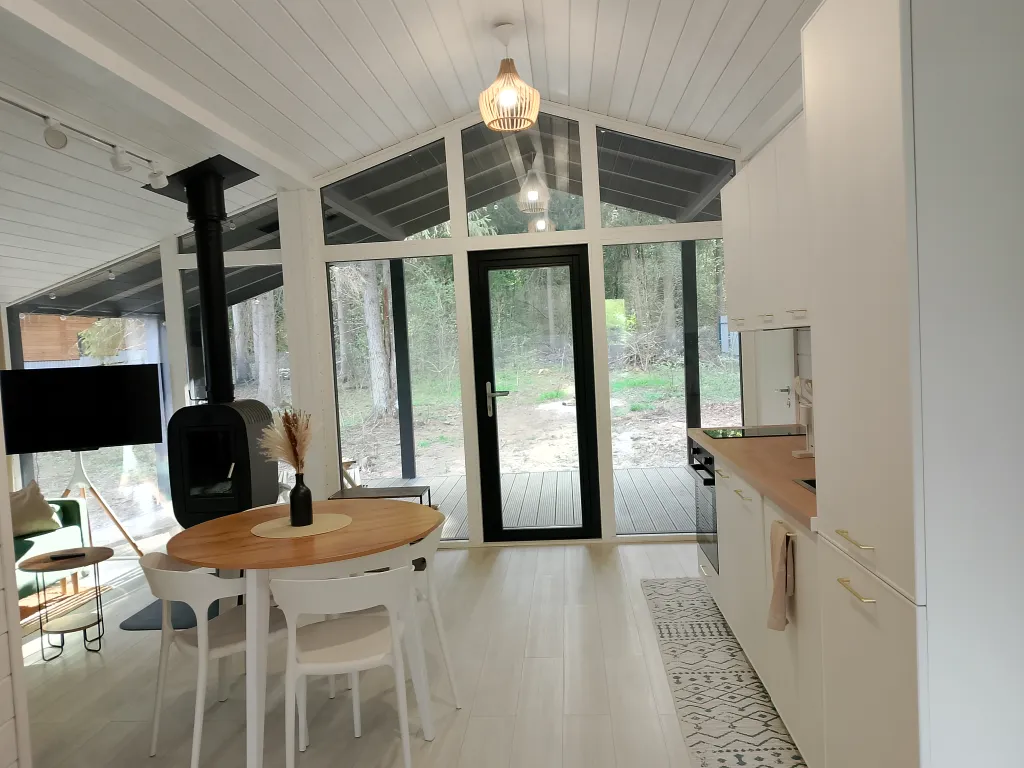 Коттедж Дом с двумя спальнями и сауной в еловом лесу — Шадрино