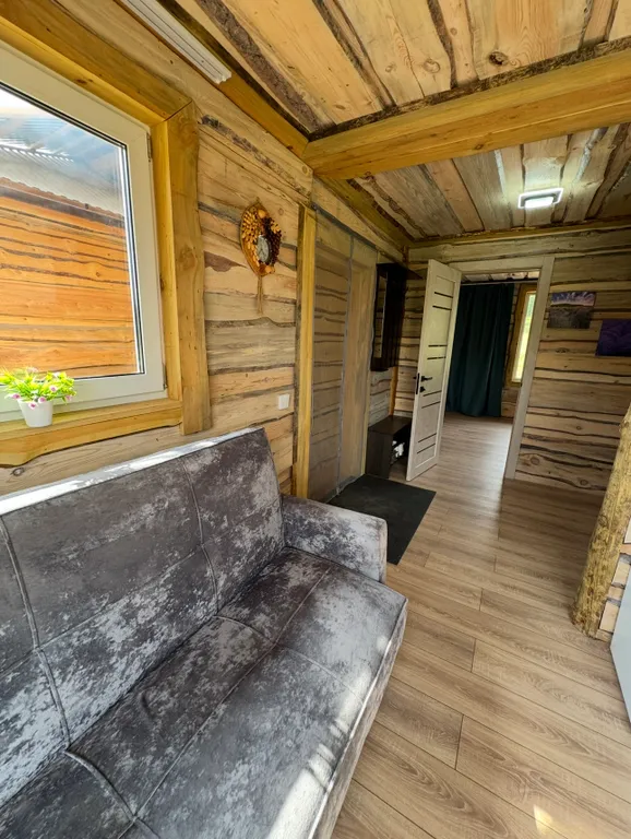 Дом с баней в лесу