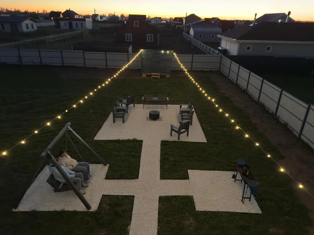 Семейный загородный дом с баней