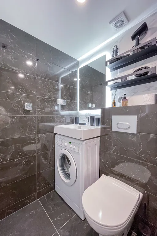 Квартира Квартира Новая студия с видом на реку Фонтанку и всем необходимым для комфорта! — Санкт-Петербург