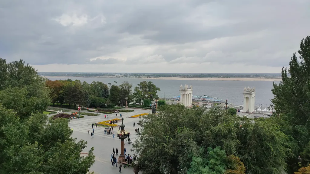 Квартира в центре с видом на Волгу