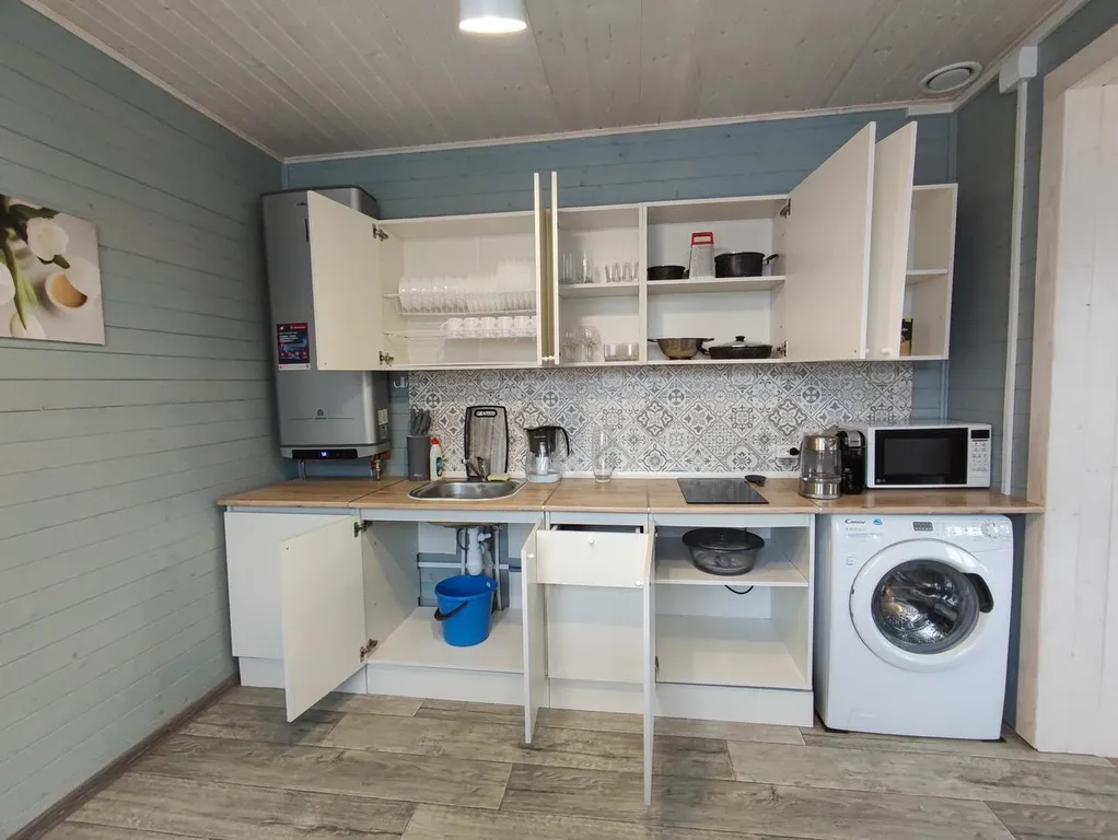 Уютный дом с баней и чаном