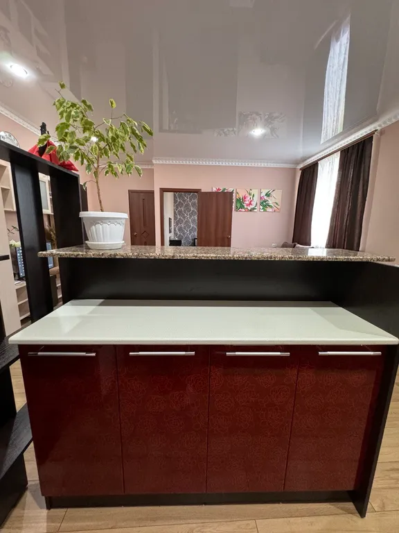 Просторная евродвушка с видом на гору