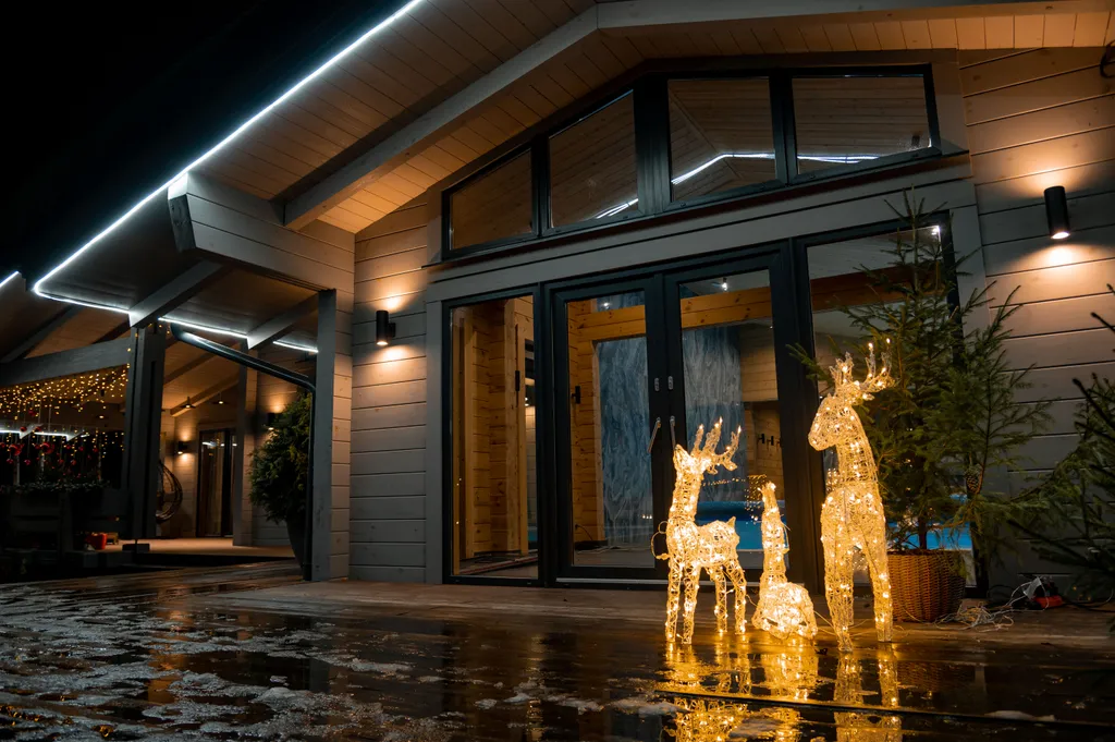 Шале Гнездо с бассейном и сауной