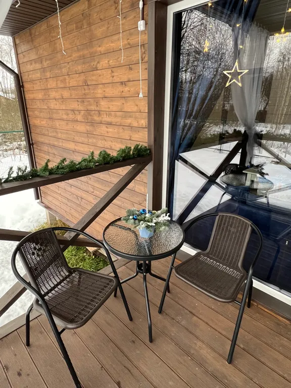 Коттедж Коттедж с сауной рядом с озером — Луга