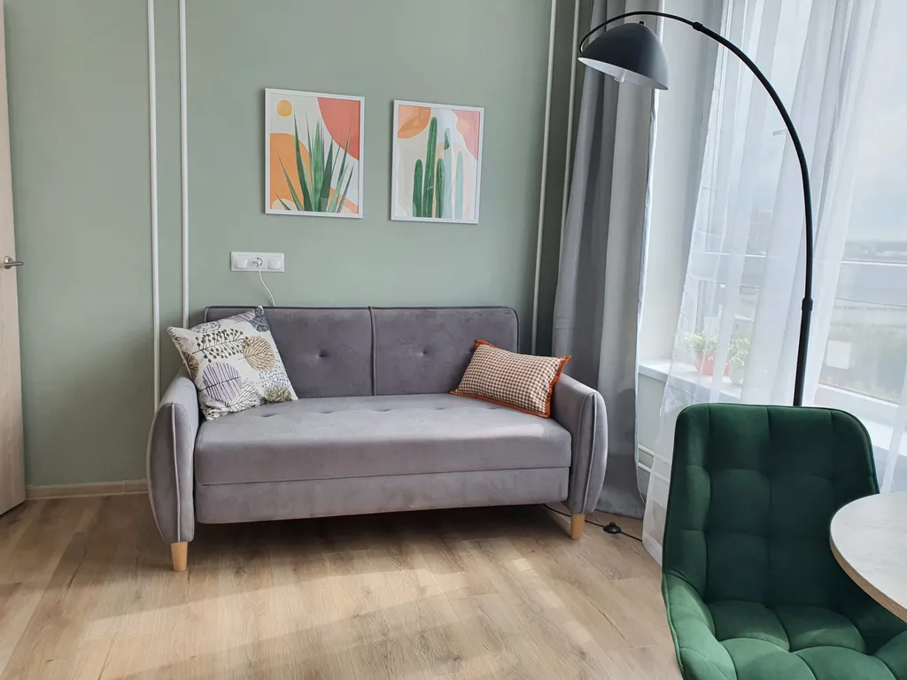 LanaRoom Дизайнерская евродвушка с панорамным видом и балконом