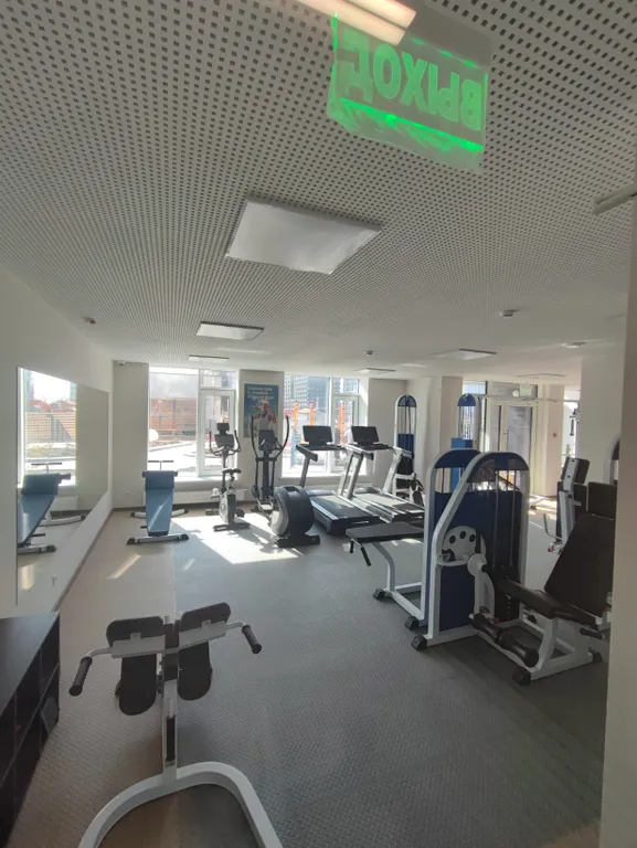 Новая студия в ЖК Гелиос с тренажёрным залом