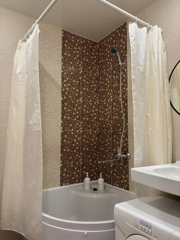 Студия с дизайнерским ремонтом