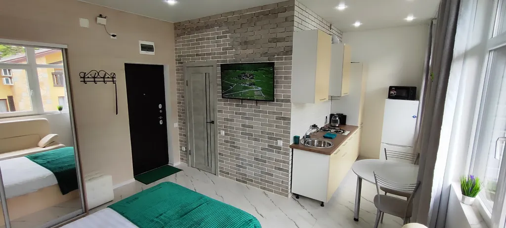 Стильная студия с лучшим видом на горы