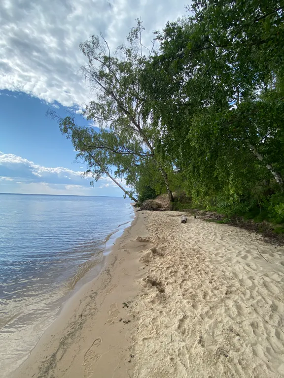 Дом с сауной на берегу Горьковского моря