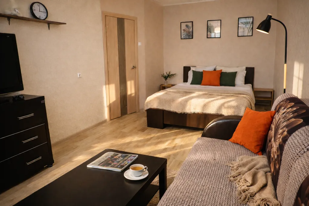 Просторная квартира с видом на город