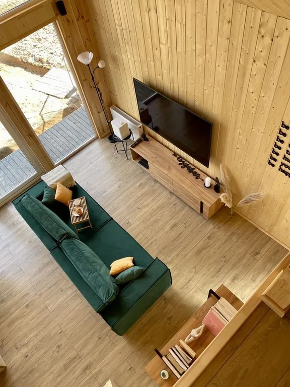 Дом с сауной и горячим чаном