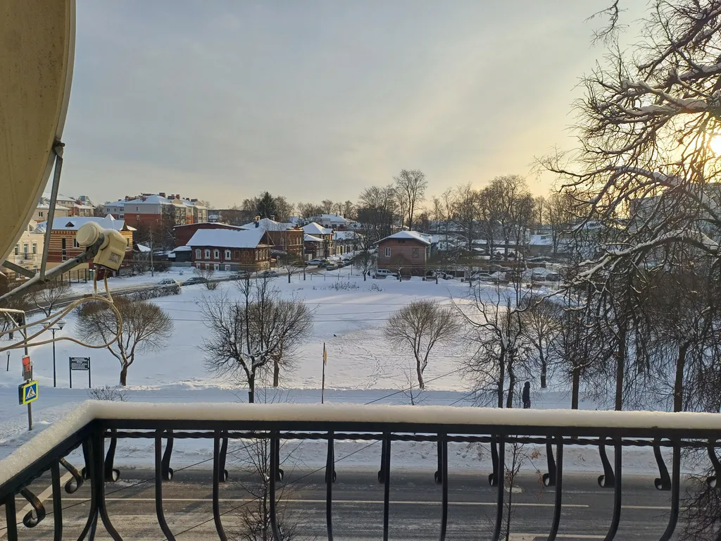 Квартира с видом на пруд