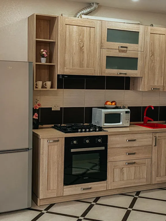 Студия в центре с видом на город