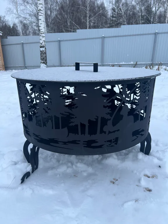 Дом в стиле Барнхаус на берегу реки Ока