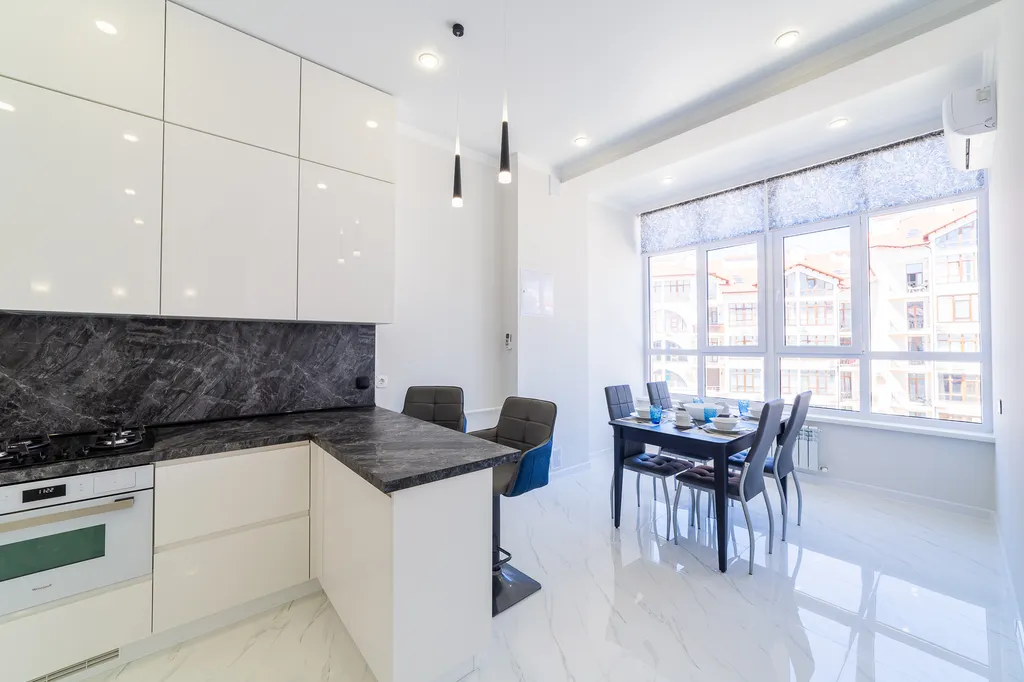 Квартира Стильные и просторные апартаменты в Черноморском-2 — Геленджик