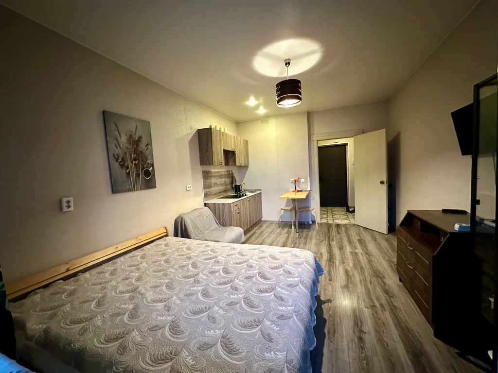 Уютная квартира у метро Девяткино видно из окна