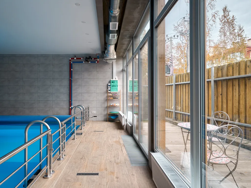 Коттедж с бассейном и баней