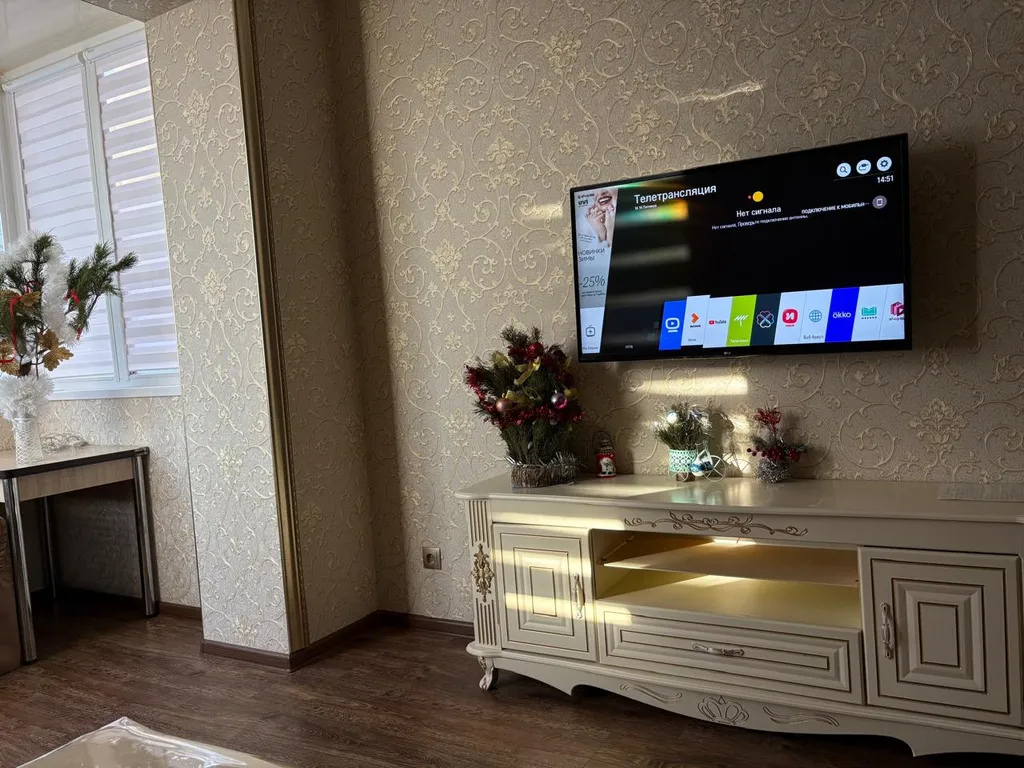 Квартира с дизайнерским ремонтом на выезде в Грузию и Верхний Ларс