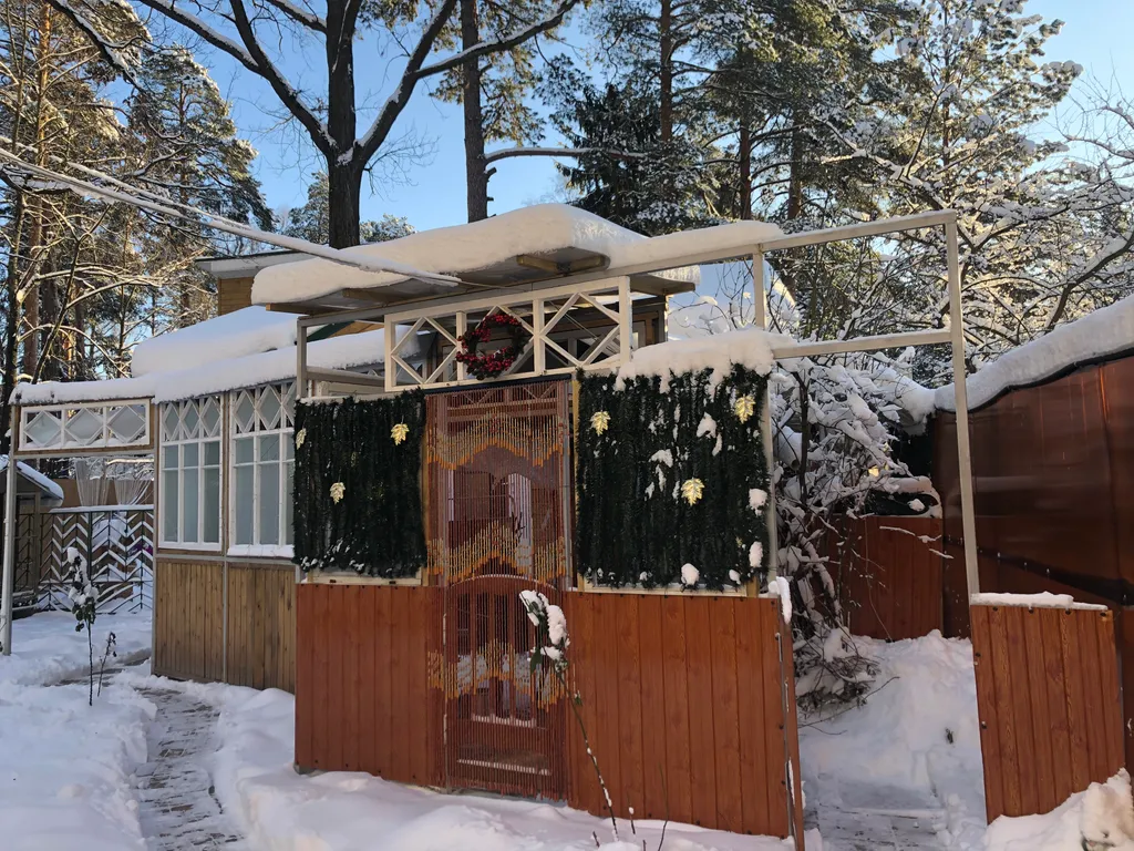 ТеремОК, дизайн сказки с финской сауной и мангал-олень