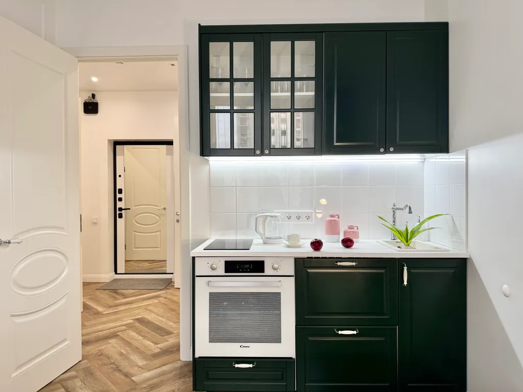 Квартира Современные 1-комнатные апартаменты, 2 кровати — Москва