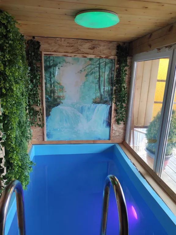 Коттедж Эко дом с баней и бассейнами рядом с Санкт-Петербургом — Кискелово