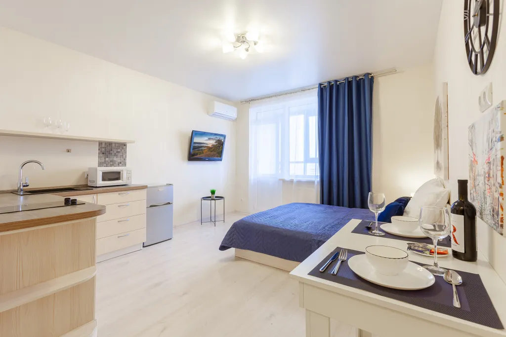 Квартира Студия с видом на Волгу — аренда посуточно в Самара