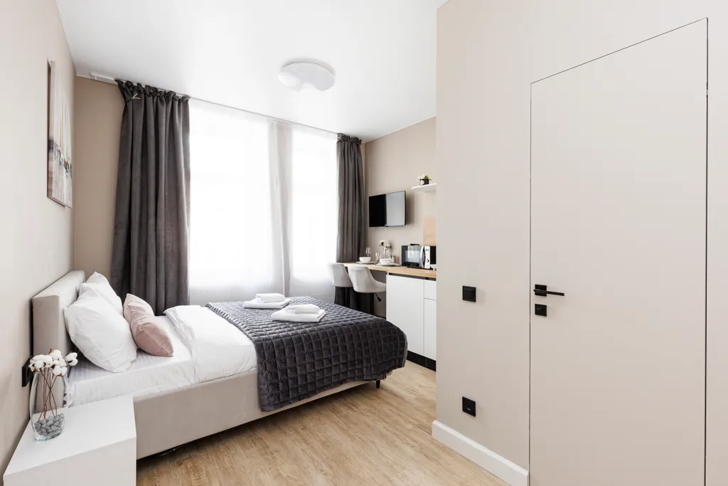 Квартира Квартира Дизайнерская студия на западе Москвы — Москва