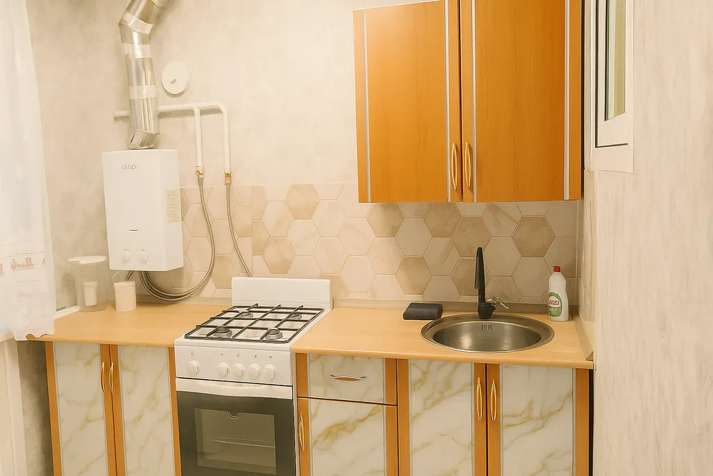 Светлая однокомнатная квартира с балконом