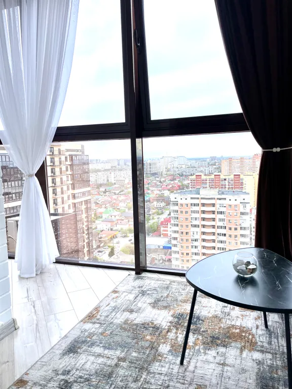 Квартира Квартира Шикарная видовая евродвушка 24 этаж в ЖК Маршал — Краснодар