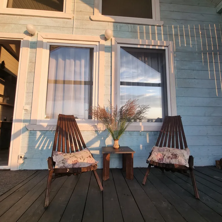 Уютный дом на берегу реки Кимрка