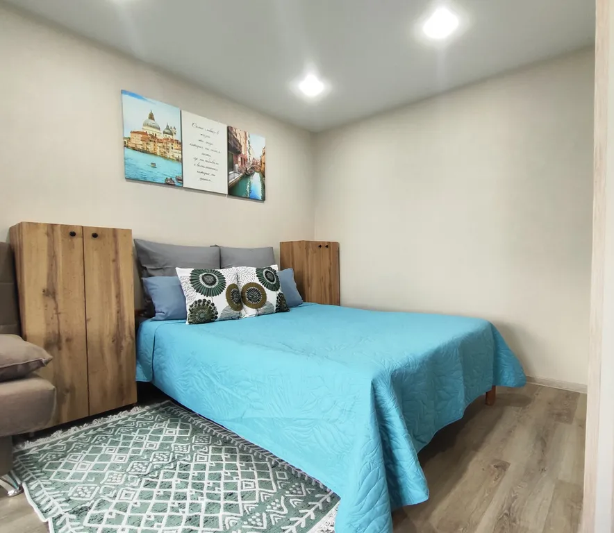 Однокомнатная квартира на 3 спальных места, с балконом