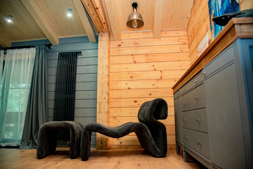 Шале Гнездо с бассейном и сауной