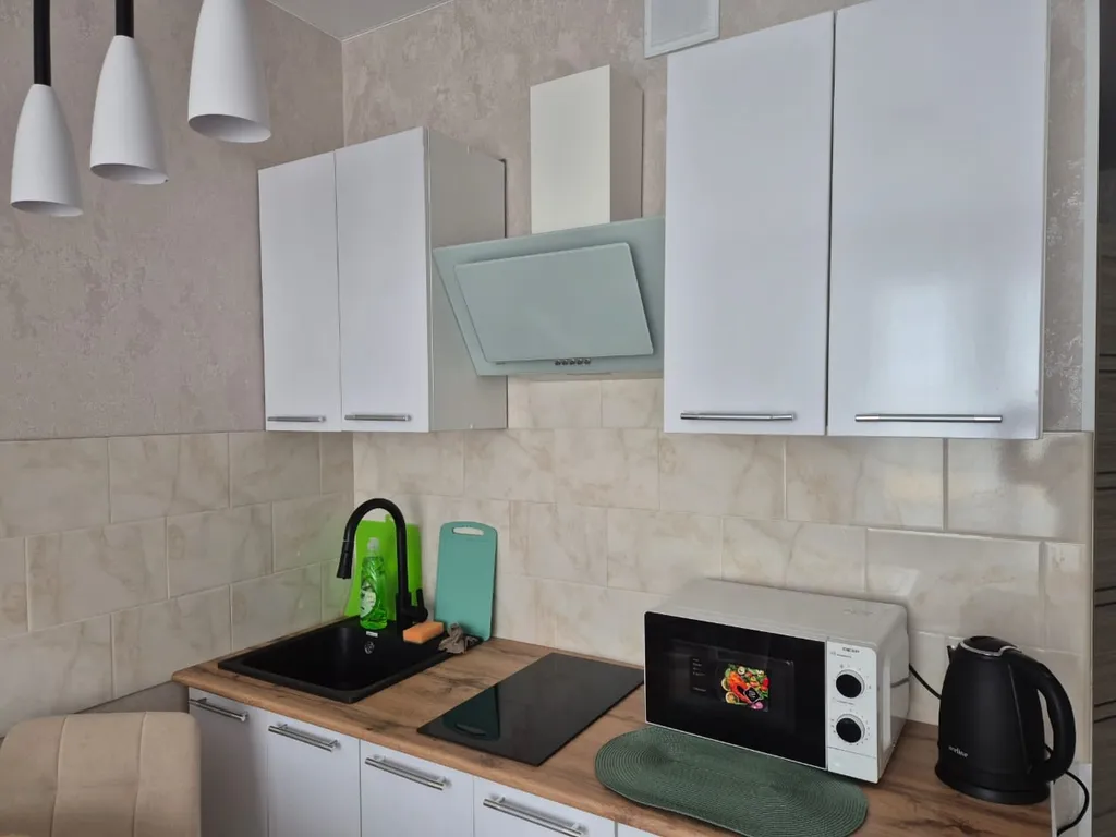 Уютная студия рядом с вокзалом в новом доме