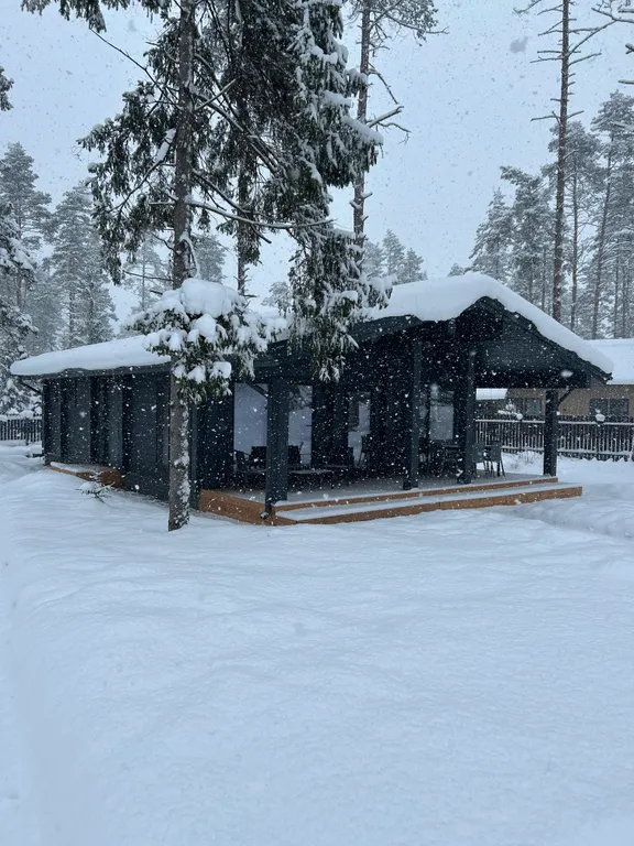 Коттедж Дом из клееного бруса с сауной — Кучерово