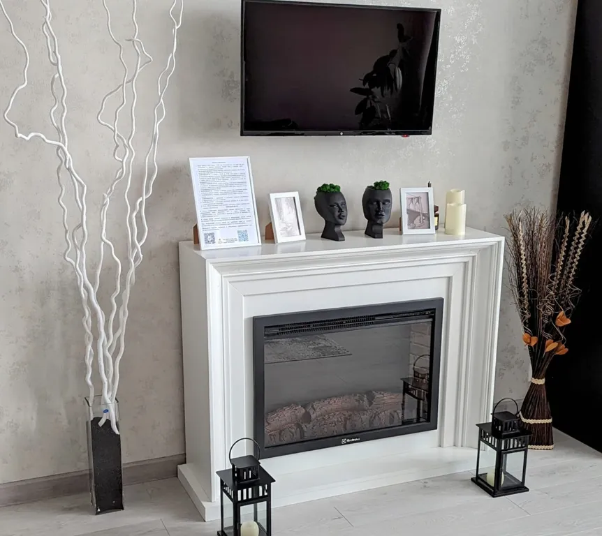 Квартира с камином в центре города