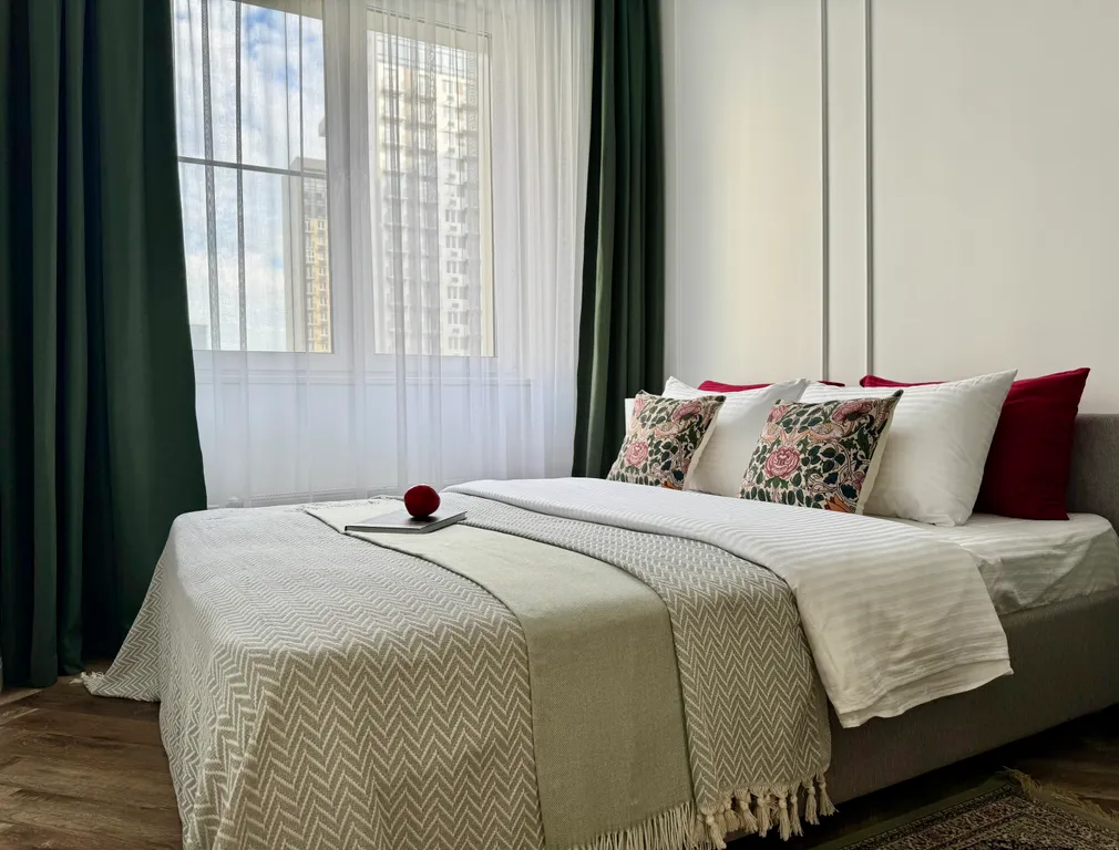 Квартира Современные 1-комнатные апартаменты, 2 кровати — Москва