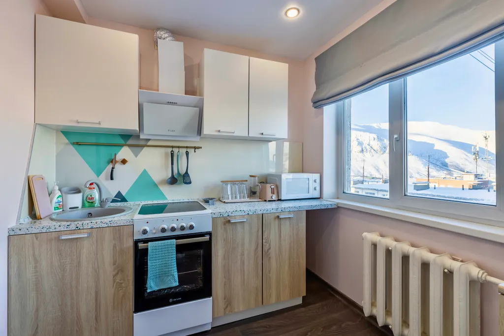 Уютная квартира с видом на озеро и горы