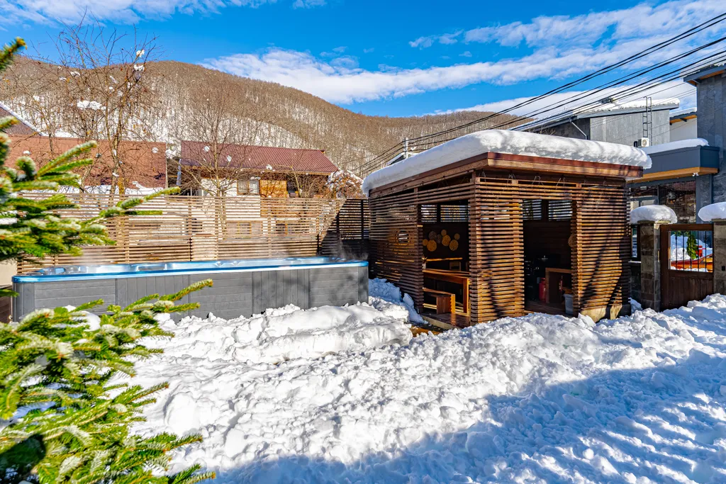 Элитное шале для 12 гостей с джакузи и сауной