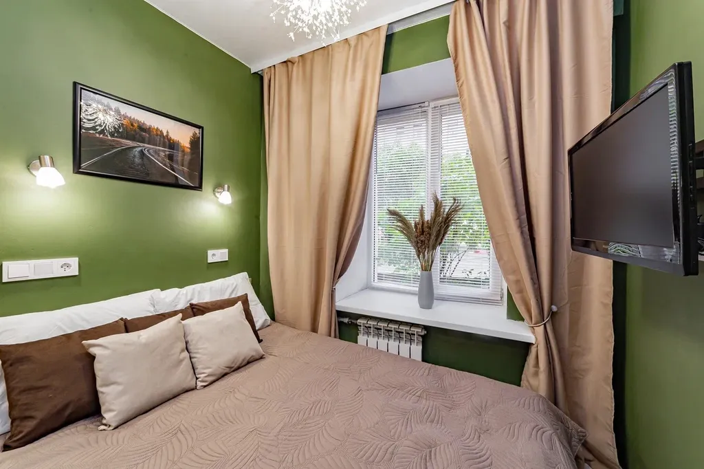 Квартира-студия в центре, 11,3 м², 1 кровать