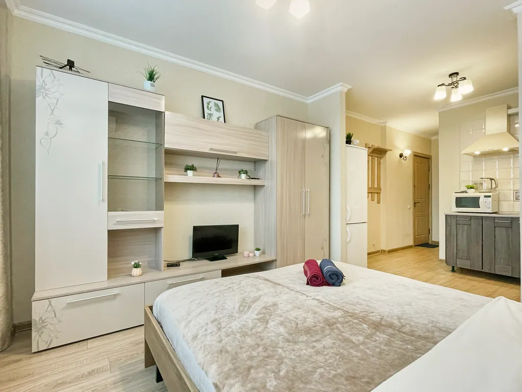 Уютная студия в доме бизнес-класса, рядом с Шереметьево