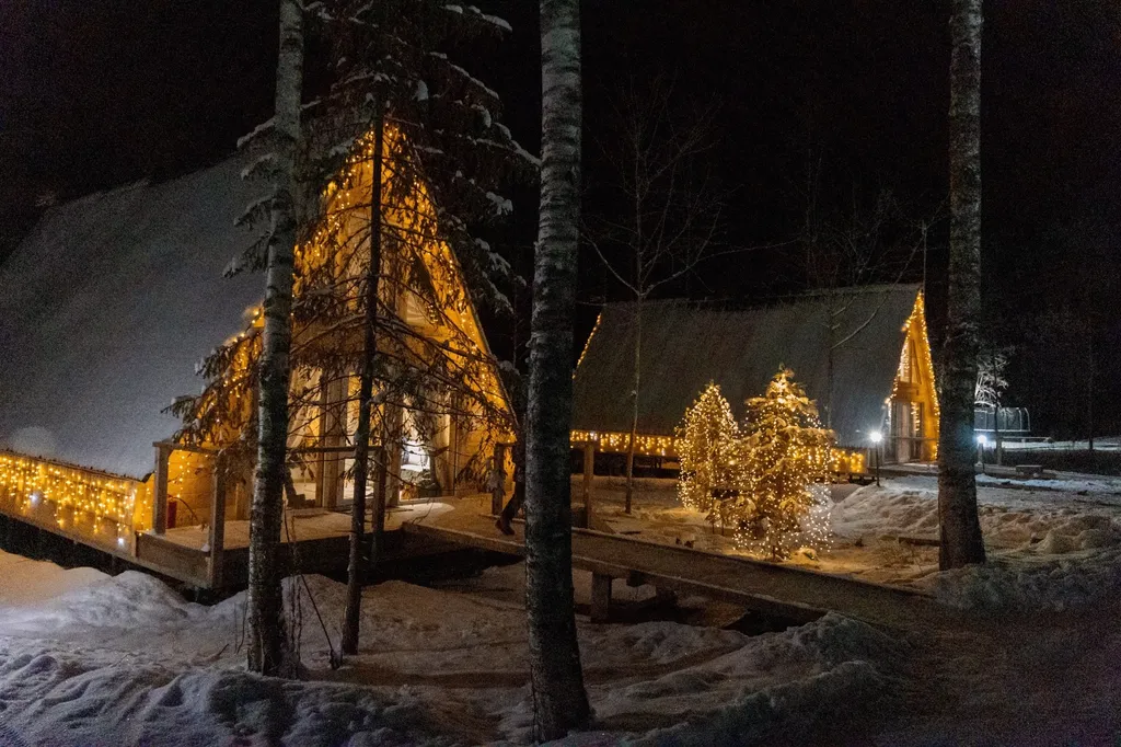 Коттедж Современный четырехместный А-фрейм — аренда посуточно в Хелюля