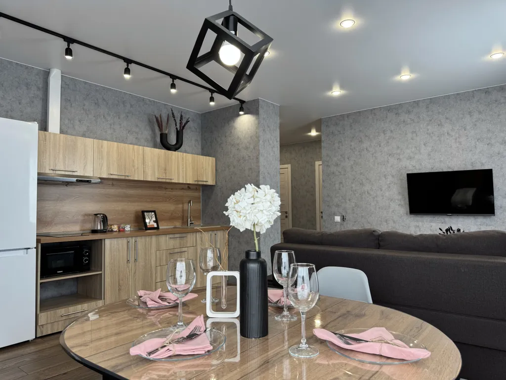 Квартира Квартира Новая просторная евротрёшка у набережной — Новосибирск