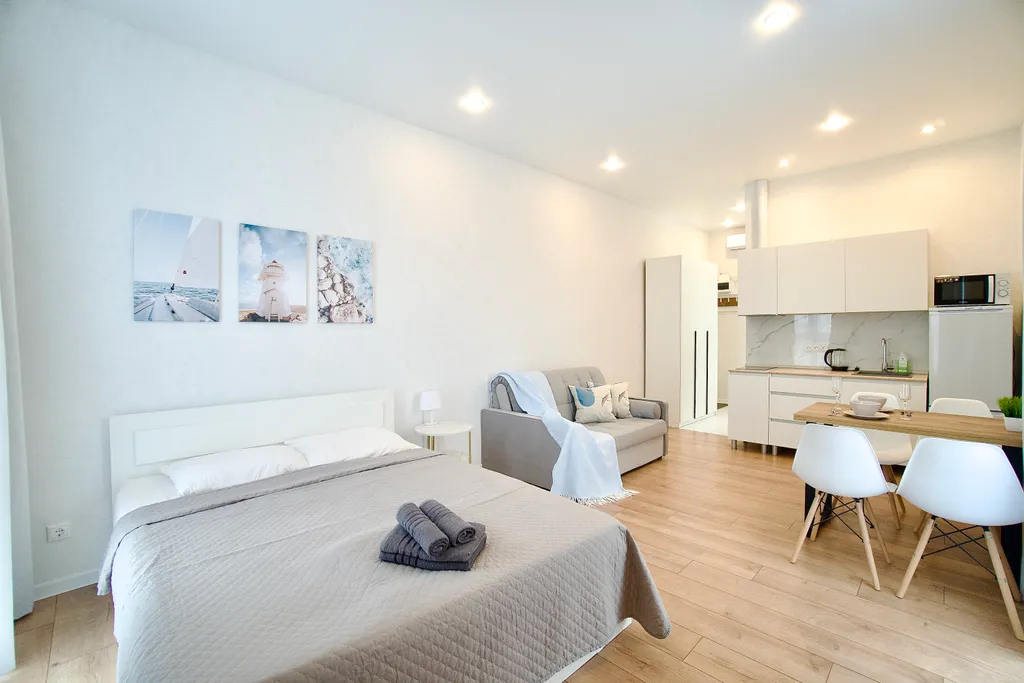 Уютная квартира с видом на горы