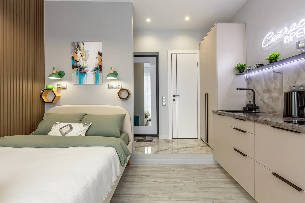 Квартира Квартира Уютная дизайнерская студия — Москва