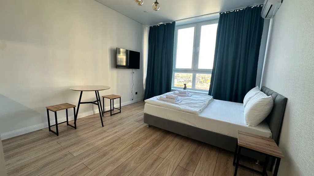 Квартира Квартира Уютная студия с панорамным видом на реку Кубань — Краснодар